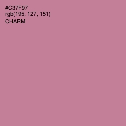 #C37F97 - Charm Color Image