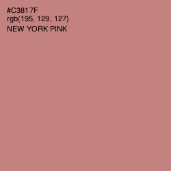 #C3817F - New York Pink Color Image