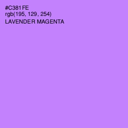 #C381FE - Lavender Magenta Color Image