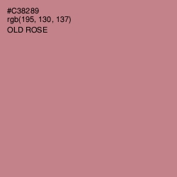 #C38289 - Old Rose Color Image