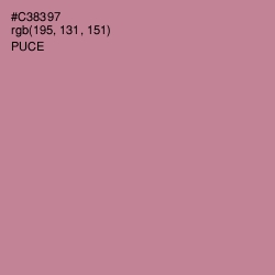 #C38397 - Puce Color Image