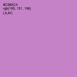 #C383C4 - Lilac Color Image