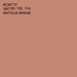 #C38772 - Antique Brass Color Image