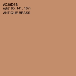 #C38D6B - Antique Brass Color Image