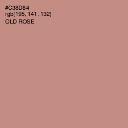#C38D84 - Old Rose Color Image