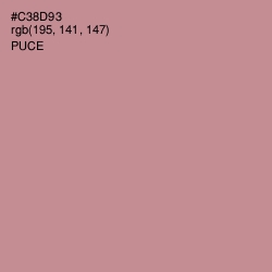 #C38D93 - Puce Color Image