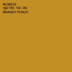 #C38E24 - Brandy Punch Color Image