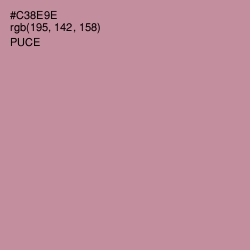 #C38E9E - Puce Color Image