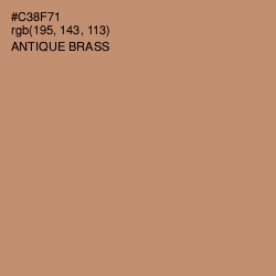 #C38F71 - Antique Brass Color Image