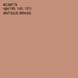 #C38F79 - Antique Brass Color Image