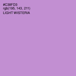 #C38FD3 - Light Wisteria Color Image