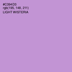 #C394D3 - Light Wisteria Color Image