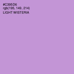 #C395D6 - Light Wisteria Color Image