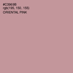 #C3969B - Oriental Pink Color Image