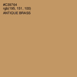 #C39764 - Antique Brass Color Image