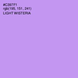 #C397F1 - Light Wisteria Color Image