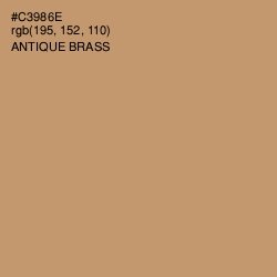 #C3986E - Antique Brass Color Image