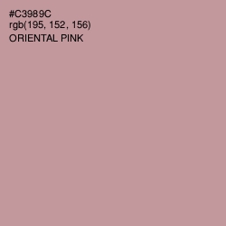 #C3989C - Oriental Pink Color Image