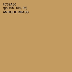 #C39A60 - Antique Brass Color Image