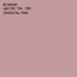 #C39A9E - Oriental Pink Color Image