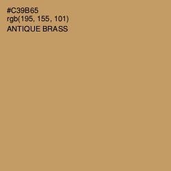 #C39B65 - Antique Brass Color Image