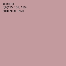 #C39B9F - Oriental Pink Color Image