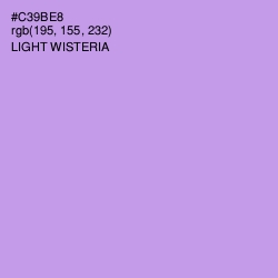 #C39BE8 - Light Wisteria Color Image