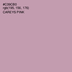 #C39CB0 - Careys Pink Color Image