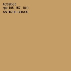 #C39D65 - Antique Brass Color Image