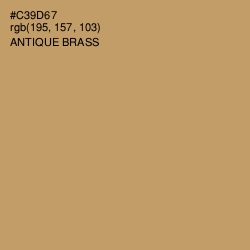 #C39D67 - Antique Brass Color Image