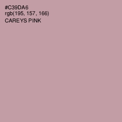 #C39DA6 - Careys Pink Color Image