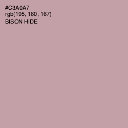 #C3A0A7 - Bison Hide Color Image