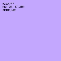 #C3A7FF - Perfume Color Image