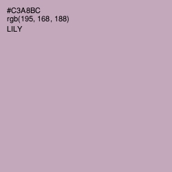 #C3A8BC - Lily Color Image