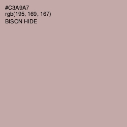 #C3A9A7 - Bison Hide Color Image