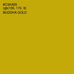 #C3AA09 - Buddha Gold Color Image