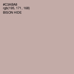 #C3ABA8 - Bison Hide Color Image