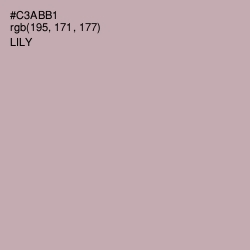 #C3ABB1 - Lily Color Image