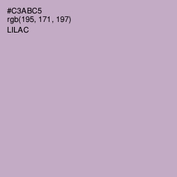 #C3ABC5 - Lilac Color Image