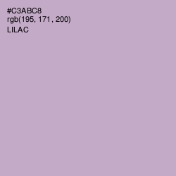 #C3ABC8 - Lilac Color Image