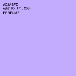 #C3ABFD - Perfume Color Image