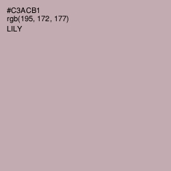 #C3ACB1 - Lily Color Image