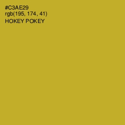 #C3AE29 - Hokey Pokey Color Image