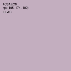 #C3AEC0 - Lilac Color Image
