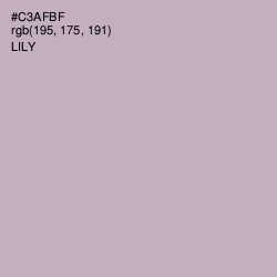 #C3AFBF - Lily Color Image