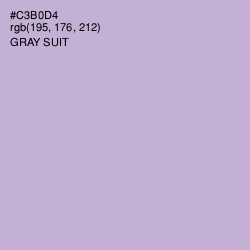 #C3B0D4 - Gray Suit Color Image