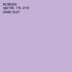 #C3B0D6 - Gray Suit Color Image