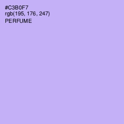 #C3B0F7 - Perfume Color Image
