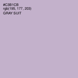 #C3B1CB - Gray Suit Color Image