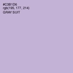 #C3B1D6 - Gray Suit Color Image